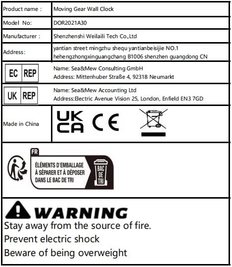 DORBOKER 30" Large Wall Clock Moving Gears,Oversized Industrial Rustic Farmhouse Clocks for Living Room Decor Office Home, Solid Wood Retro Metal HD Tempered Glass Cover,Carbon Grey