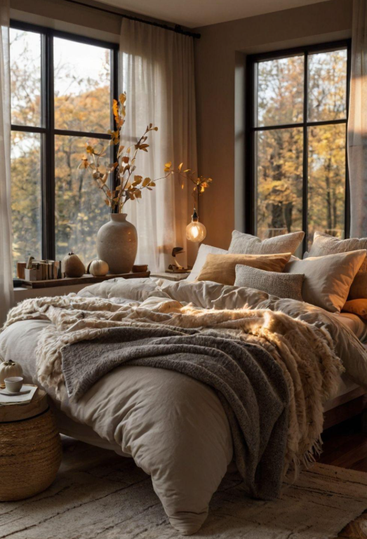 How to Create a Cozy Bedroom for the Perfect Fall Evening
