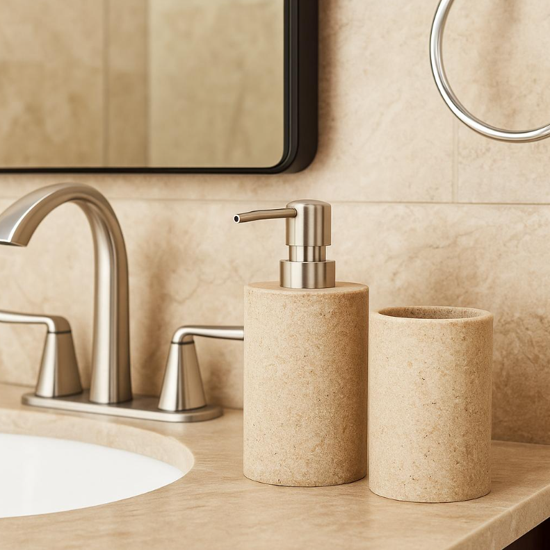 How to Create a Luxury Bathroom with Simple Soap Dispensers and Accessories