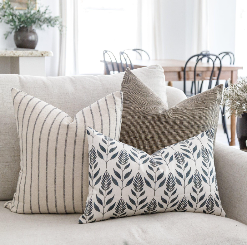 How to Mix and Match Patterned Decorative Pillows Without Clashing