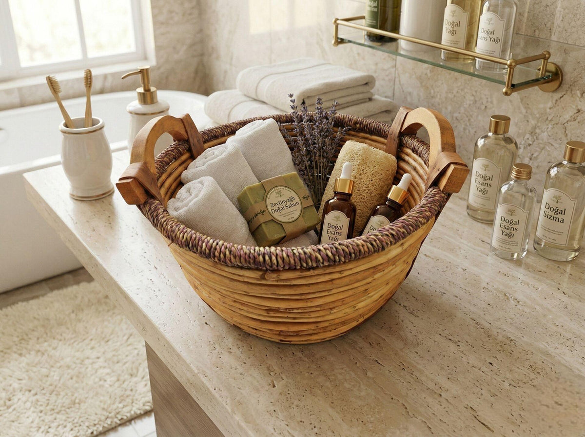How to Build a Simple Self-Care Basket for Your Home Spa