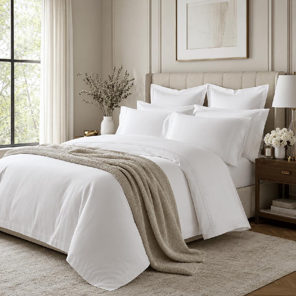 How to Make Your Bedroom Look Beautiful with White Bedding