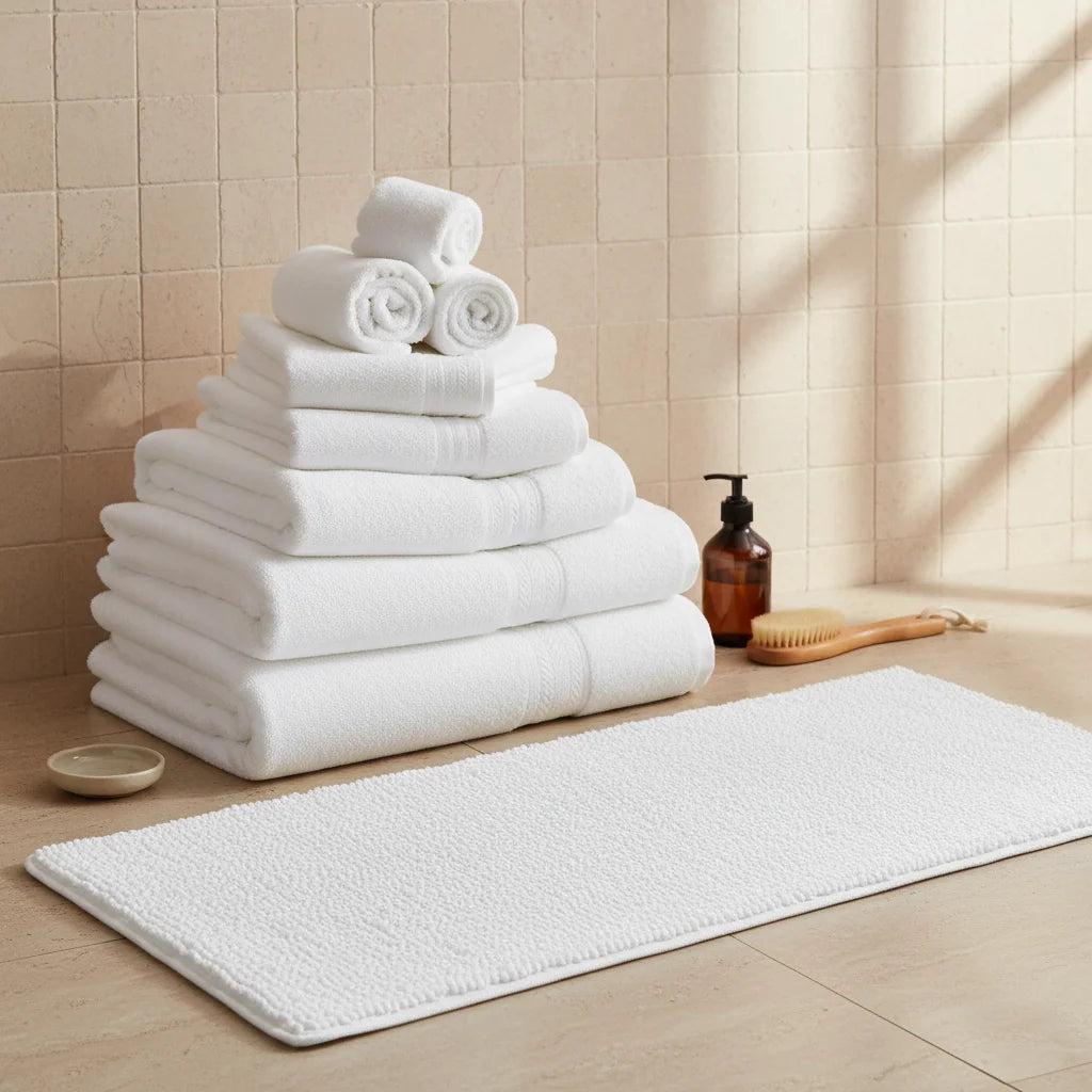 How to Create a Hotel-Inspired Bathroom with White Towels