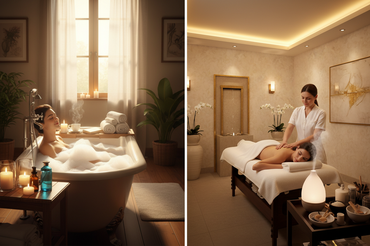 Home Spa vs Professional Spa: Which Is Better for Stress Relief and Recovery?