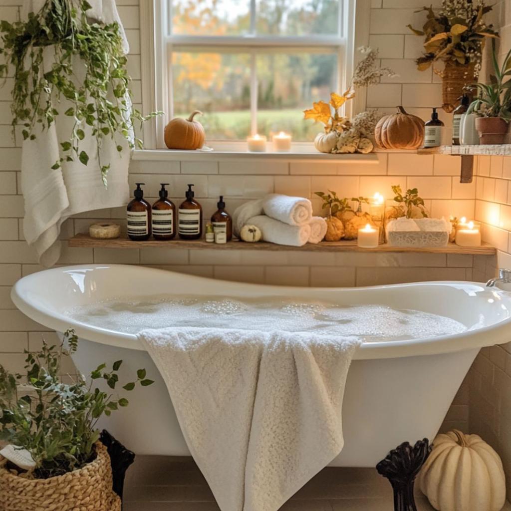 How to Create the Perfect Home Spa Bathroom for Fall