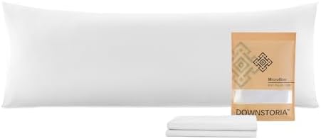 DOWNSTORIA Body Pillow Cover, Ultra Soft Microfiber Long Pillowcase, Envelope by DOWNSTORIA