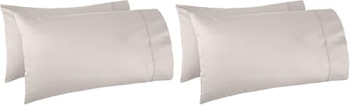 Amazon Basics 400 Thread Count Soft Luxury 100% Cotton Wrinkle Resistant Pillow by AmazonBasics