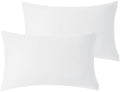 100% Cotton Zippered Pillow Protectors Queen Size by ShunjieHome