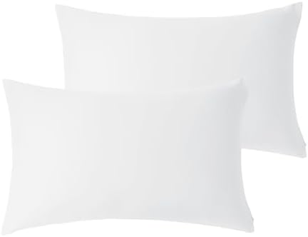 100% Cotton Zippered Pillow Protectors Queen Size by ShunjieHome