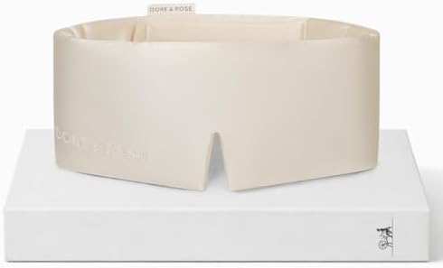 Dore & Rose Deep Sleep Mask, 100% Pure Silk Eye Mask by DoreRose