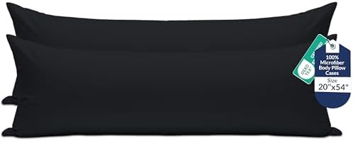 ROYALE LINENS Microfiber Body Pillow Cover by ROYALELINENS
