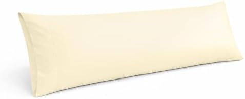 Cotton Delight Organic Cotton Body Pillow Cover 20x54 – 600 Thread Count Sateen by Cotton+Delight