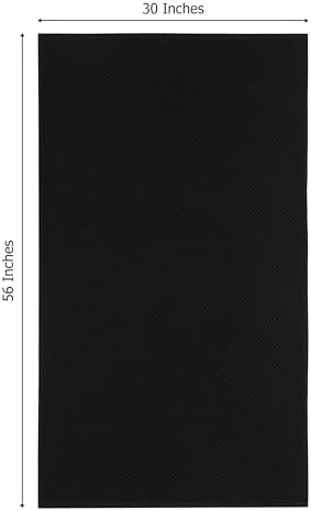 COTTON CRAFT Euro Spa Waffle Weave Bath Towels - Set of 4 Black Towels - Image 6