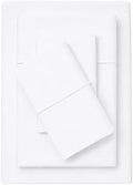 Feather & Stitch 100% Cotton Sateen 500 TC Full Size Bed Sheet Set by FEATHERSTITCHNEWYORK
