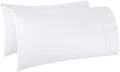 Amazon Basics 400 Thread Count Soft 100% Cotton Pillow Cases, Wrinkle Resistant by AmazonBasics