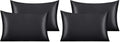 NTBAY 4 Pack Satin Standard Pillowcases by NTBAY