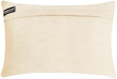 Pack of 2 Decorative Lumbar Pillow Cover Gold, Hand Embroidery Oblong Pillow - Image 3