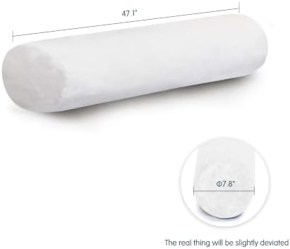 SyMax 7.8"x47" Body Pillow for Adults, Long Round Body Pillow for Adults - Image 2