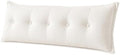 WOWMAX Headboard Pillow Queen Bolster Reading Pillow by WOWMAX