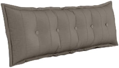 WOWMAX Headboard Pillow Queen Bolster Reading Pillow by WOWMAX