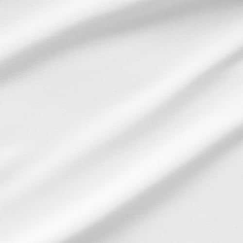 LuxClub 4 PC Queen Sheet Set, Deep Pockets Wrinkle Free Cooling Bed Sheets Hotel Bedding for Women, Men, Includes 1 Fitted Sheet, 1 Flat Sheet and 2 Pillowcases-Silky Soft White