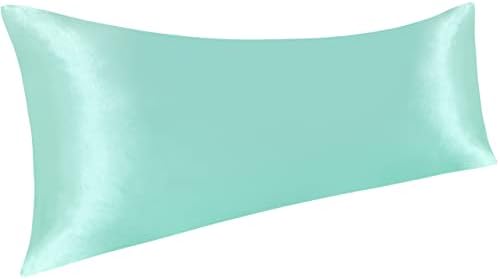 NTBAY Body Satin Pillowcase, Light Blue by NTBAY