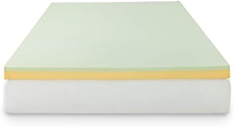 Zinus Green Tea Memory Foam Mattress Toppers, Short Queen by ZinusInc