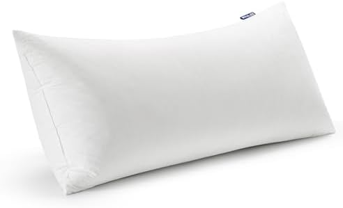 MIULEE Feather Pillow Insert 14x22, Throw Pillow by MIULEE