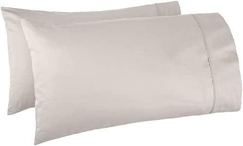Amazon Basics 400 Thread Count Soft Luxury 100% Cotton Wrinkle Resistant Pillow by AmazonBasics