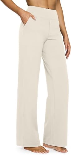 Mens Faux Fur Pants for Winter, Cream White by MEGAYESHome
