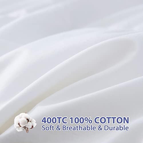 ABENE King Mattress Topper, Pillow Top Mattress Pad, Feather Down Fill - Image 6
