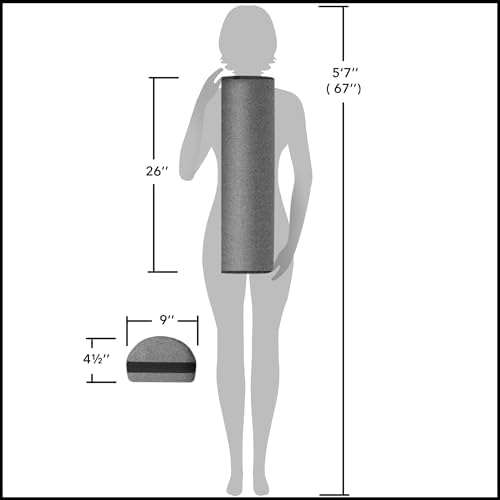 Saloniture Jumbo Half Round Massage Table Bolster Under-Knee Pillow Pad - Image 6