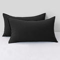 CHUFFED 100% French Linen Pillow Cases King Size Set of 2, Luxury Washed Flax by Chuffed