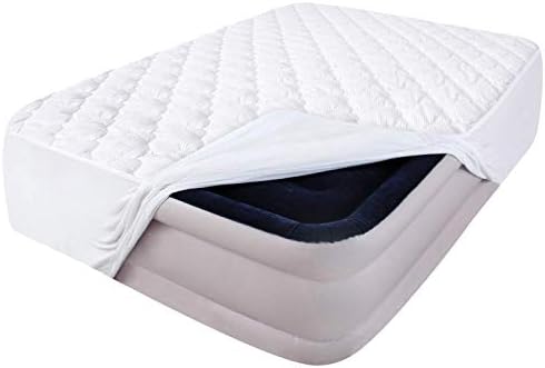 Queen Air Mattress Pad Cover Thick Quilted Topper Fits Inflatable Matresss by Moonsea