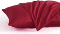 NTBAY King Microfiber Pillowcases, Wine Red by NTBAY