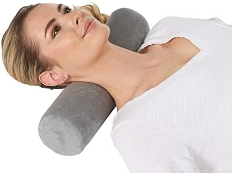 AllSett Health Firm Cervical Neck Roll Memory Foam Pillow, Bolster Pillow - Image 3