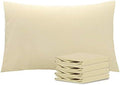 NTBAY Microfiber Queen Pillowcases, 4 Pack, 20 x 30, Light Taupe by NTBAY