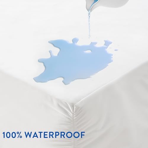 SureFit Queen Mattress Encasement Zippered, 100% Waterproof Top Protector - Image 4