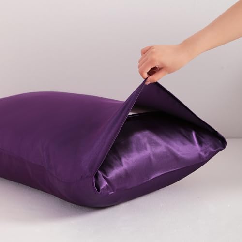 NTBAY 12 Pack Satin Queen Pillowcases - Image 6