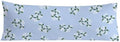 Blue Hydrangea Chinoiserie Body Pillow Covers 20x54, Grandmillennial Home Decor by Exqcom