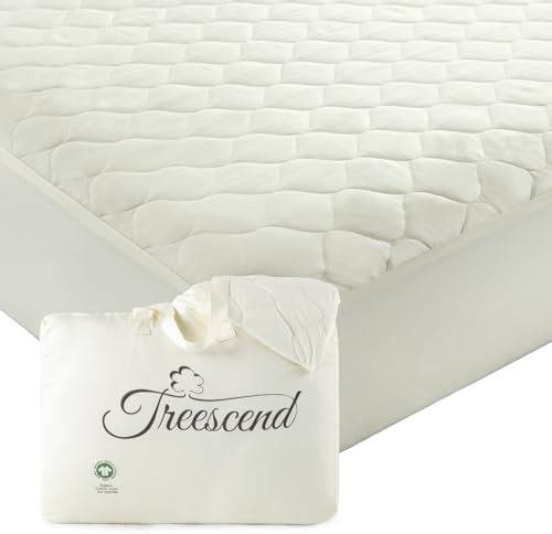 100% Cotton Organic Mattress Protector | Breathable & Noiseless GOTS Organic by Unknown
