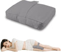 Knee Pillow with Soft Straps for Side Sleepers by Bloomliving