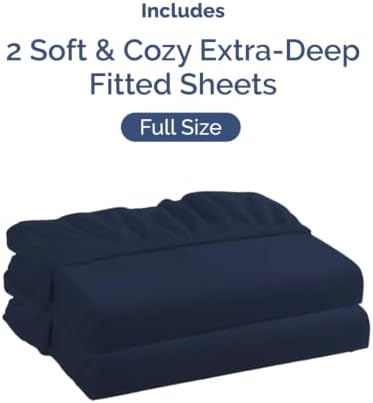 CGK Linens 2 Pack Extra Deep Full Fitted Sheets - Image 4