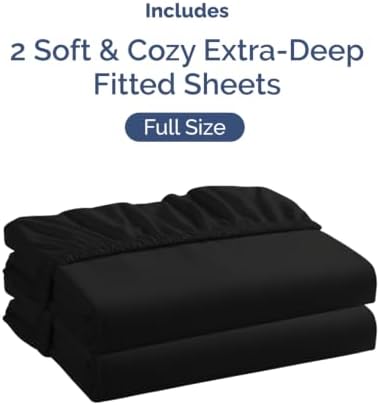 CGK Linens 2 Pack Extra Deep Full Fitted Sheets - Image 4