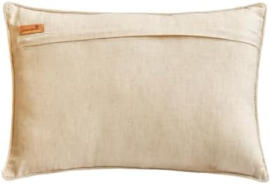 The HomeCentric Decorative Gold & Brown Pack of 2, Silk Textured & Pintucks - Image 3