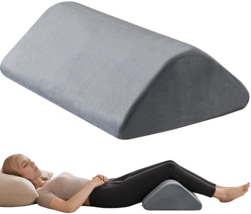 Knee Wedge Pillow 6.3'' for Post-Surgery Recovery-Leg Elevation Support for by Ganondorf