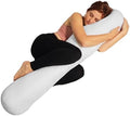 8x48 Round Body Pillow, Adjustable Bolster by Pillowable