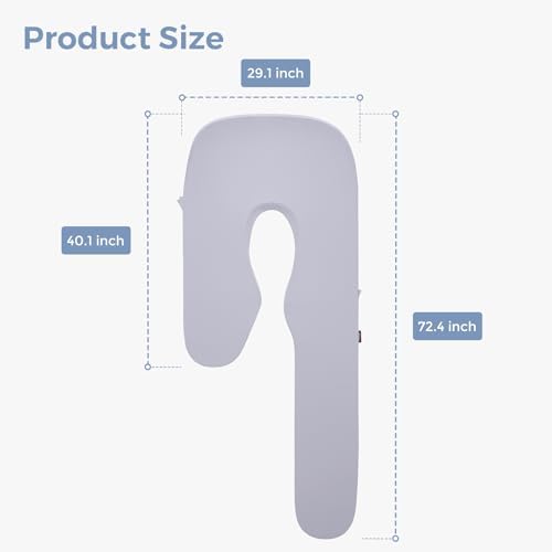Momcozy Cooling Pregnancy Pillow Cover - Image 7