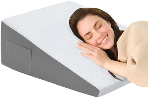 Wedge Pillow for Sleeping by COLDHUNTERBEDING