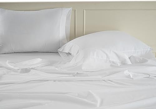 LANE LINEN Twin XL Sheet Set 100% Organic Cotton Soft 6pc Percale - Image 4
